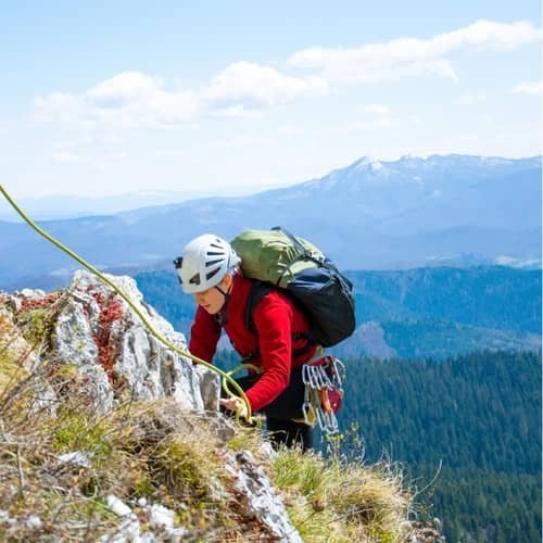 Les différents types d'escalade en alpinisme - Escalade sur rocher