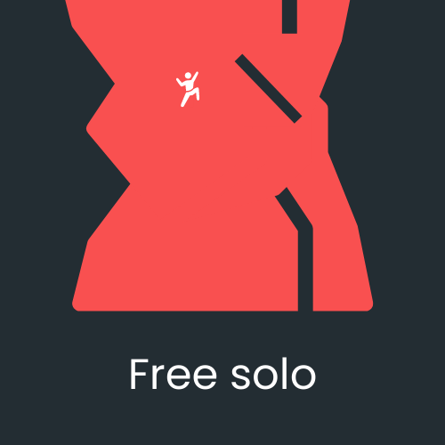 Les 4 principaux types d'escalade libre - Free solo