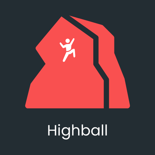 Les 4 principaux types d'escalade libre - Highball